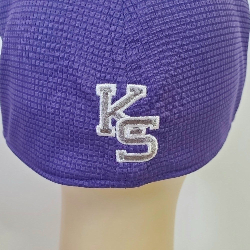 KANSAS State K-State Purple Baseball Hat Cap Top Of The World - Picture 8 of 12